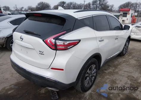 2016 Nissan Murano Sv from USA, damaged, VIN 5N1AZ2MHXGN143309